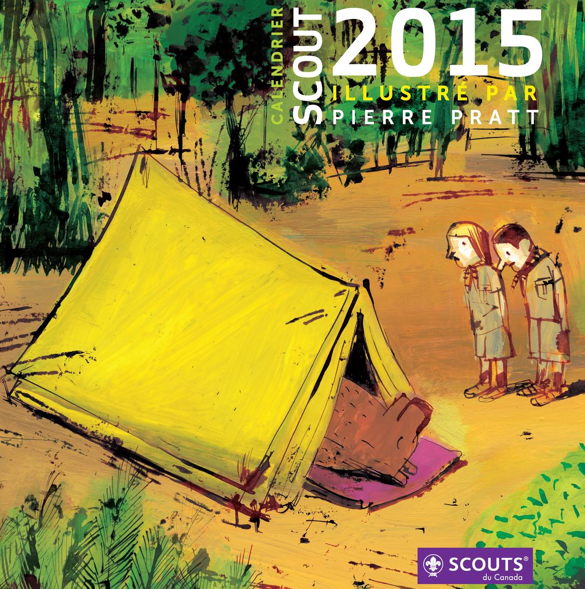 Les scouts de la Mauricie lancent leur calendrier 2015