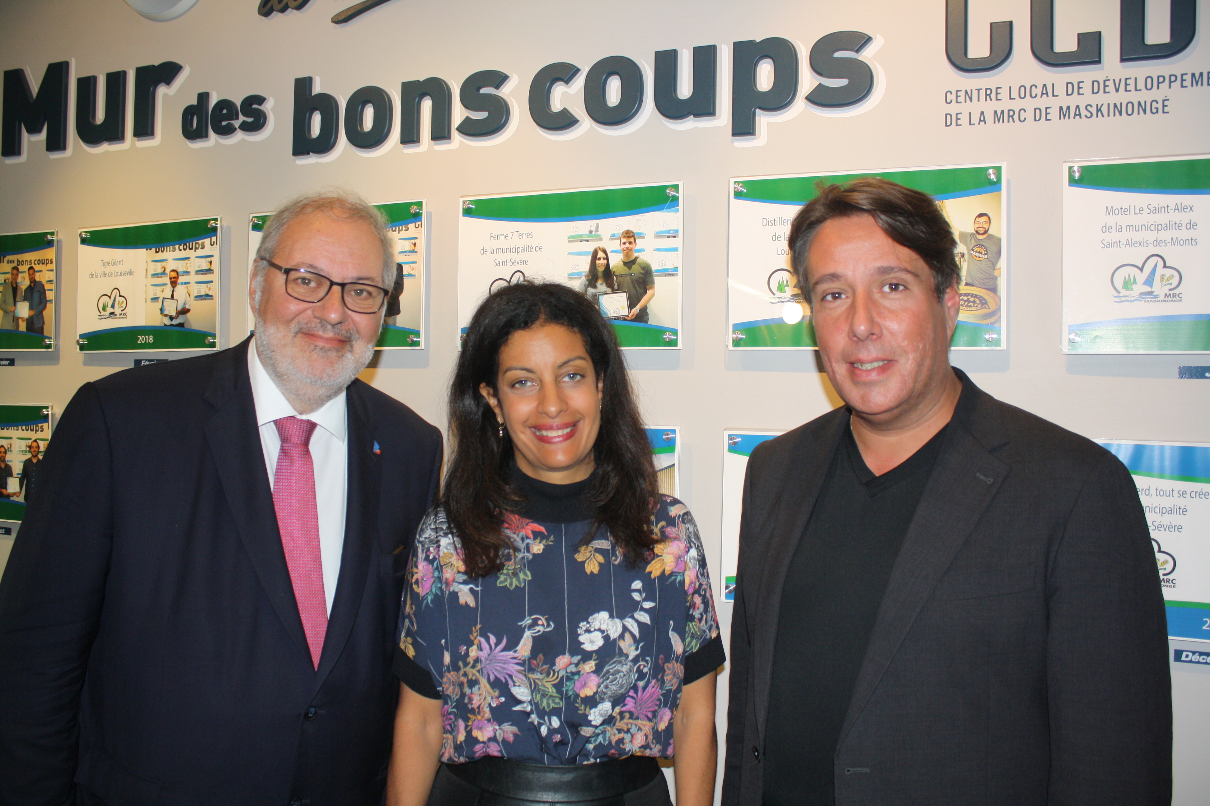 Anglade et Arcand en visite dans Maskinongé pour aborder les enjeux économiques