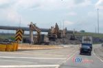 Construction de chemins de déviation sur l’autoroute 55, à St-Étienne-des-Grès