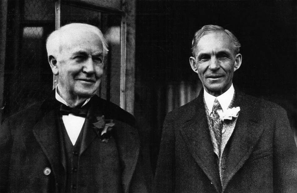 21 octobre 1929 –  Henry Ford dédie l’institut Thomas Edison