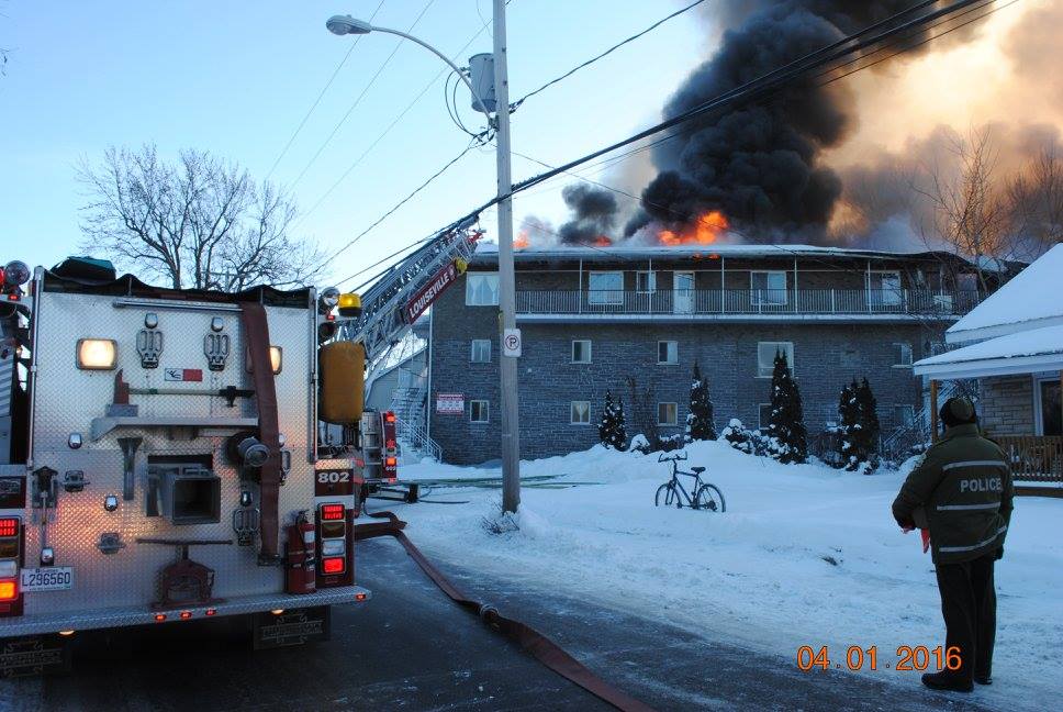 Incendie à Louiseville : l’immeuble sera démoli