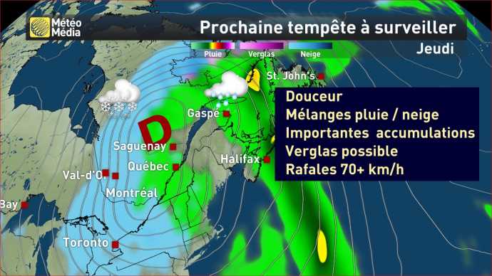 Le Québec dans la mire d’une tempête