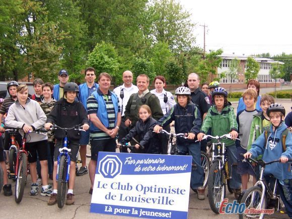 Randonnée à vélo du Club Optimiste de Louiseville