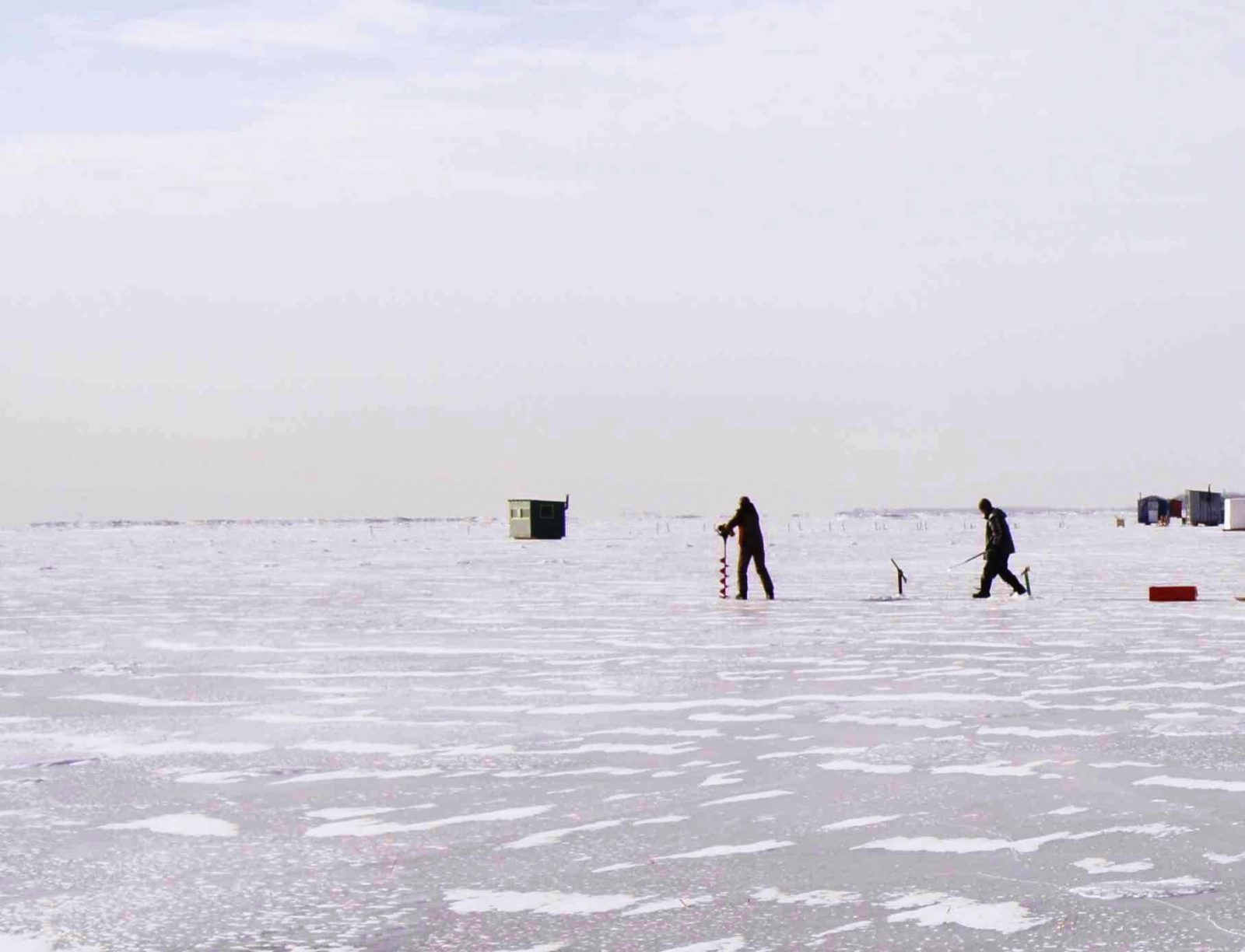 La pêche hivernale approche au lac Saint-Pierre