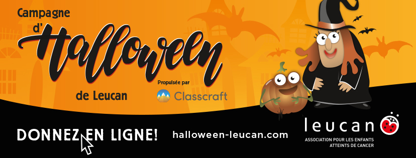 Leucan lance sa Campagne d’Halloween