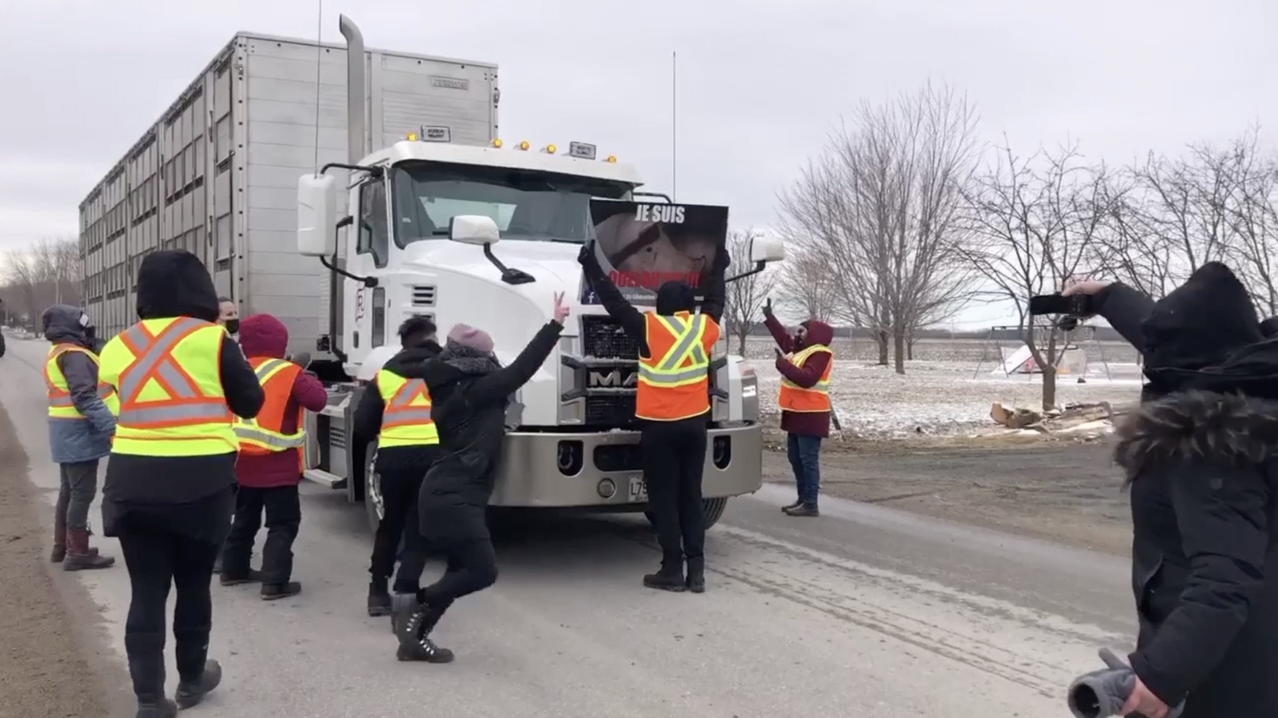 L'abattoir d'Olymel ciblé par des activistes végétaliens L’Écho de